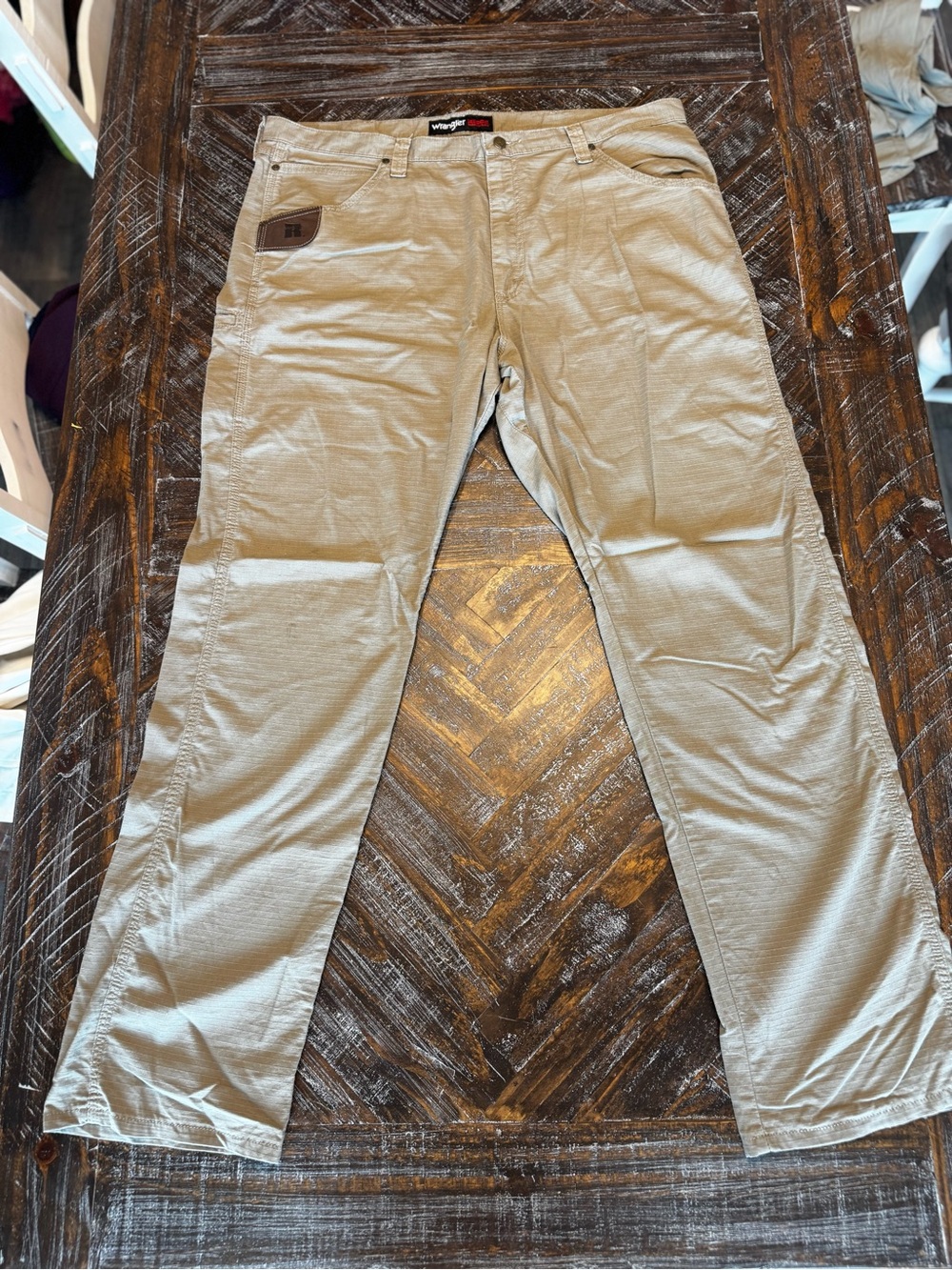 Wrangler Riggs Ripstop Work Pants - Tan - Picture 2 of 14